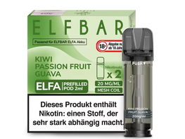 ELFBAR ELFA POD 2er Pack - KIWI PASSION FRUIT GUAVE