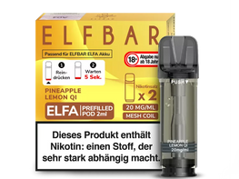 ELFBAR ELFA POD 2er Pack - PINEAPLE LEMON QI