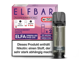 ELFBAR ELFA POD 2er Pack - STRAWBERRY GRAPE