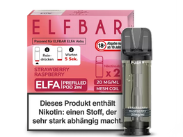 ELFBAR ELFA POD 2er Pack - STRAWBERRY RASPBERRY
