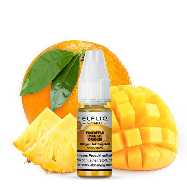 ELFBAR Elfliq eLiquid 10ml - Pineapple Mango Orange ELFBAR Elfliq eLiquid 10ml - Pineapple Mango Orange