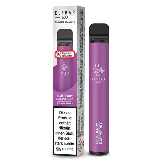 ELF BAR 600 BLUEBERRY RASPBERRY - Einweg E-Zigarette ELF BAR 600 BLUEBERRY RASPBERRY - Einweg E-Zigarette