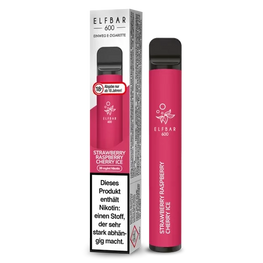 ELF BAR 600 STRAWBERRY RASPBERRY CHERRY ICE - Einweg E-Zigarette