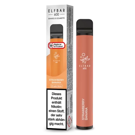 ELF BAR 600 STRAWBERRY BANANA - Einweg E-Zigarette ELF BAR 600 STRAWBERRY BANANA - Einweg E-Zigarette