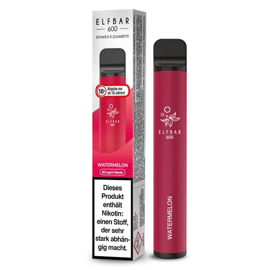 ELF BAR 600 WATERMELON - Einweg E-Zigarette ELF BAR 600 WATERMELON - Einweg E-Zigarette