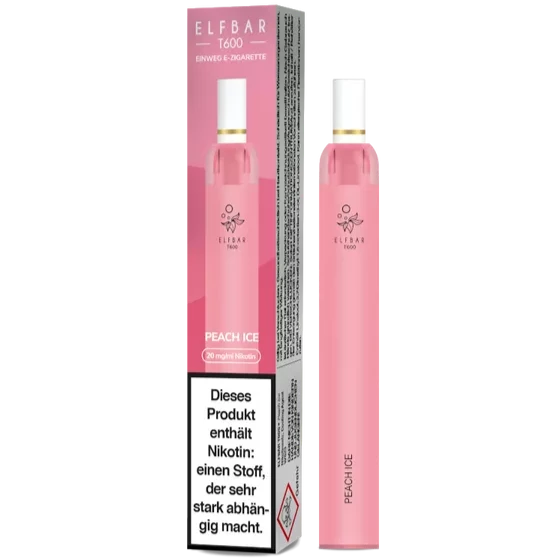 ELF BAR T600 PEACH ICE - Einweg E-Zigarette ELF BAR T600 PEACH ICE - Einweg E-Zigarette
