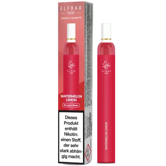 ELF BAR T600 WATERMELON LEMON - Einweg E-Zigarette ELF BAR T600 WATERMELON LEMON - Einweg E-Zigarette