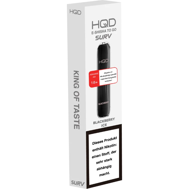 HQD SURV - BLACKBERRY ICE - Einweg E-Zigarette HQD SURV - Blackberry ICE - Einweg E-Zigarette