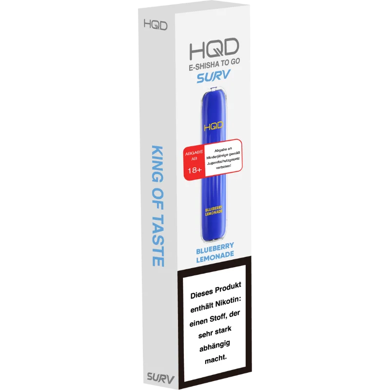 HQD SURV - BLUEBERRY LEMONADE - Einweg E-Zigarette HQD SURV - BLUEBERRY LEMONADE - Einweg E-Zigarette