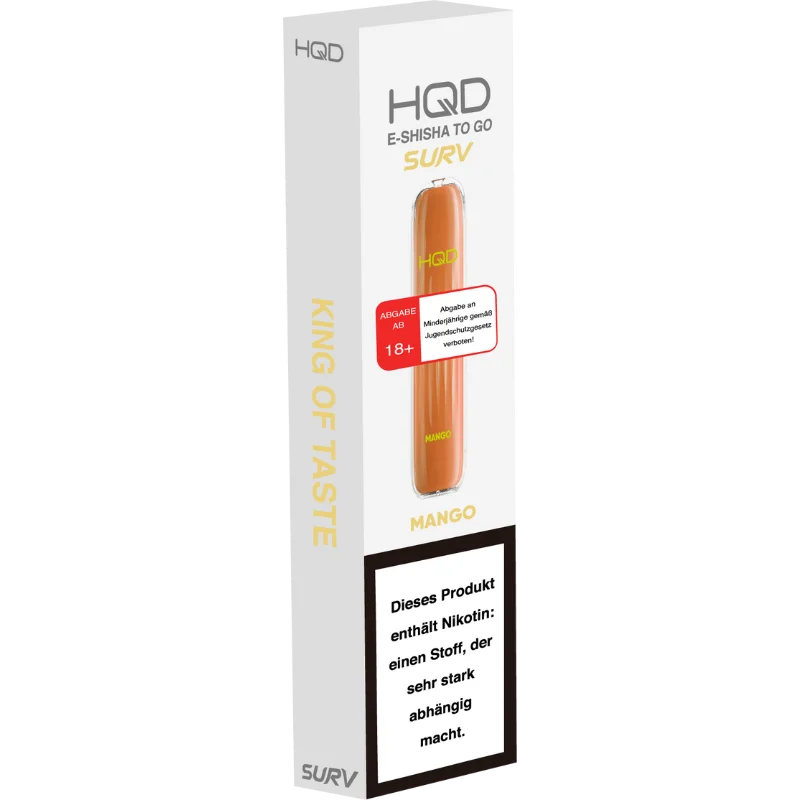 HQD SURV - MANGO - Einweg E-Zigarette HQD SURV - MANGO - Einweg E-Zigarette