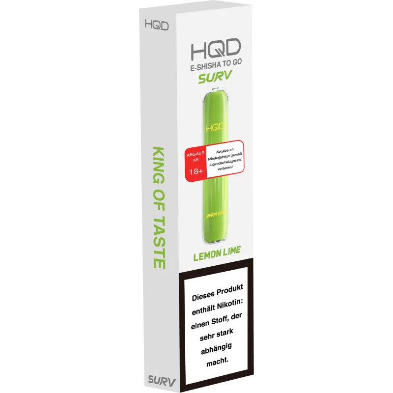 HQD SURV - LEMON LIME - Einweg E-Zigarette HQD SURV - LEMON LIME - Einweg E-Zigarette