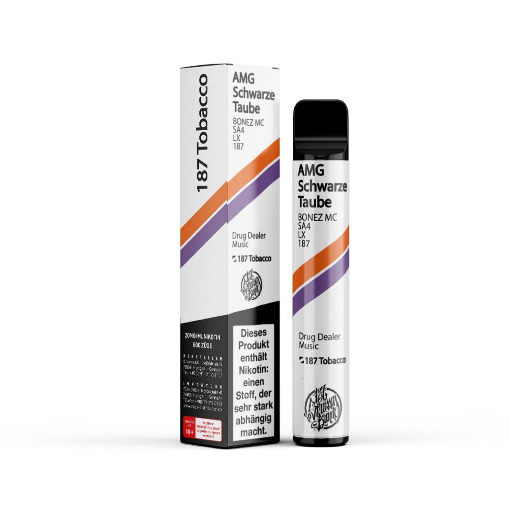 187 Vape - AMG Schwarze Taube - Einweg E-Zigarette 187 Vape - AMG Schwarze Taube - Einweg E-Zigarette