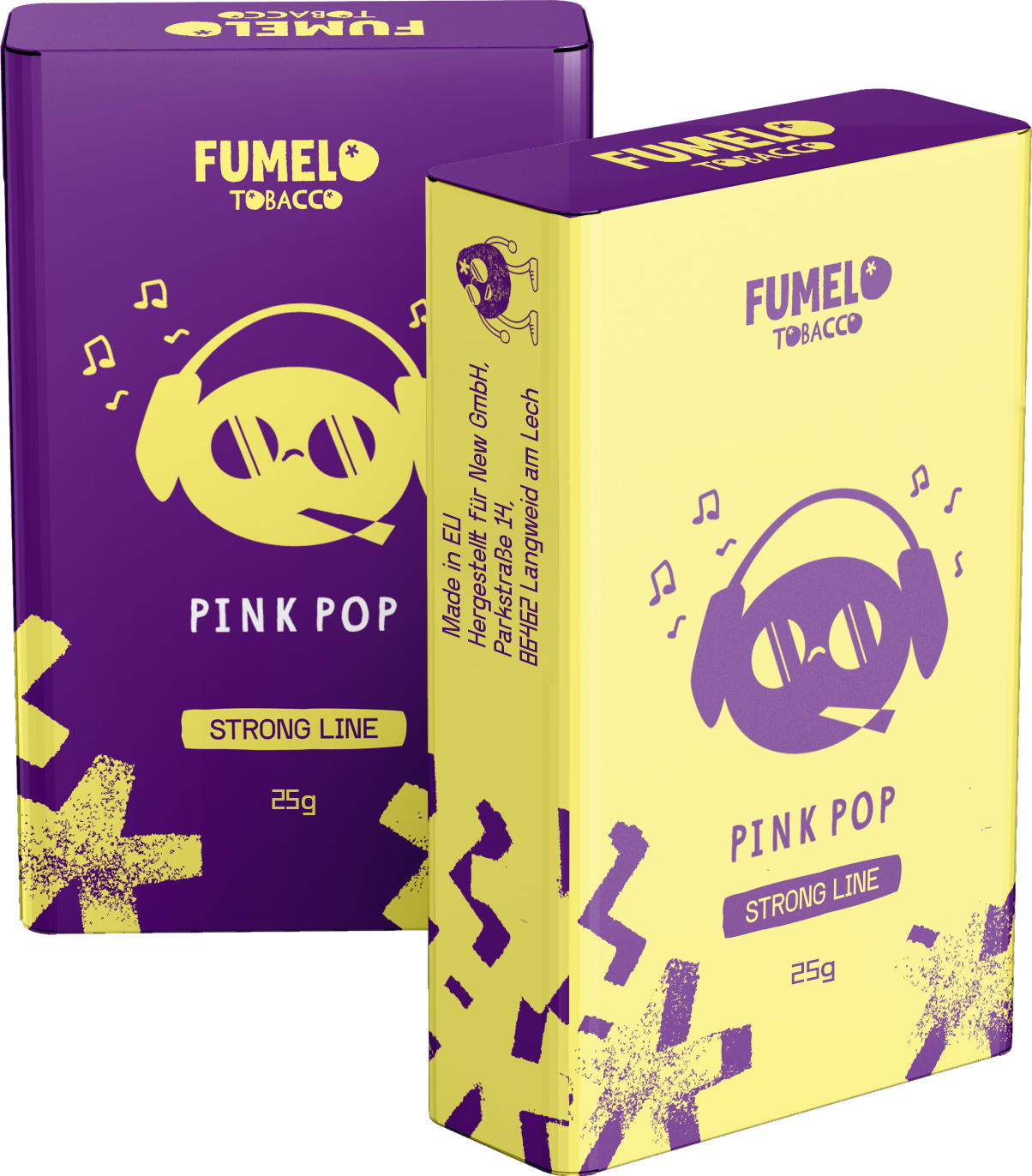 FUMELO Tabak Strong Line 25g - Pink Pop FUMELO Tabak Strong Line 25g - Pink Pop