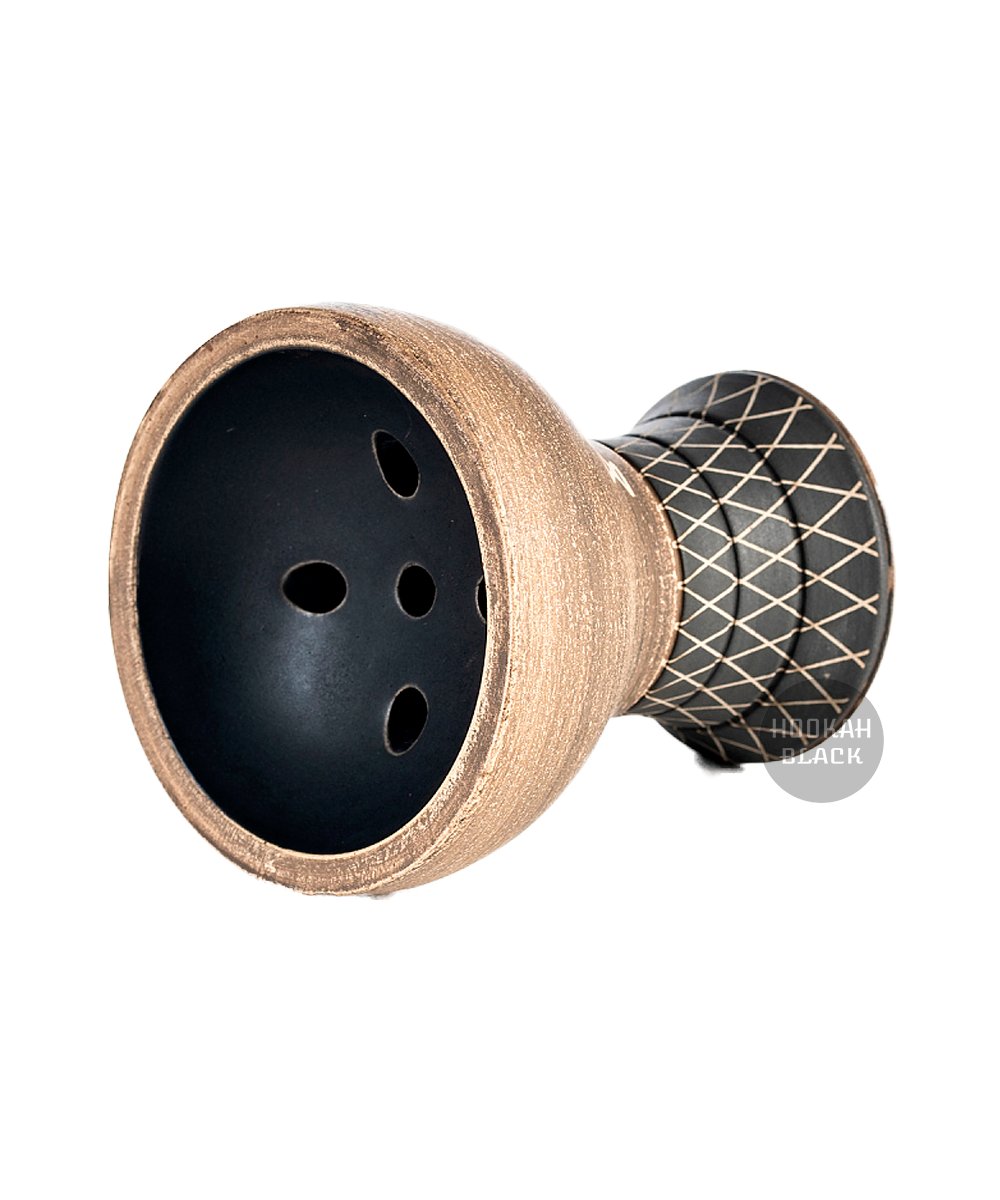 ALPHA Bowl - TURK Design Tabakkopf - Black Matt ALPHA Bowl - TURK Design Tabakkopf - Black Matt