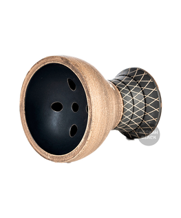 ALPHA Bowl - TURK Design Tabakkopf - Black Matt