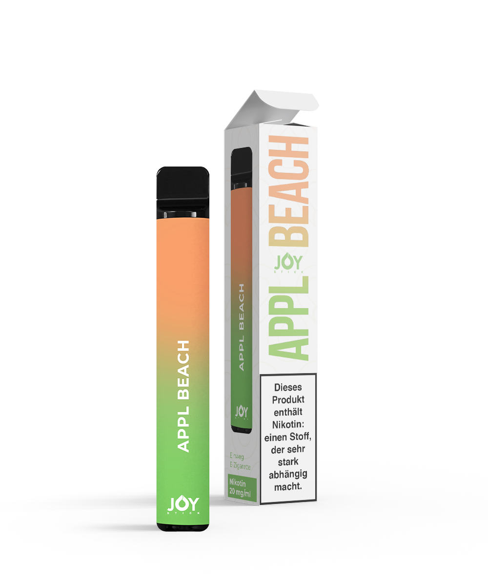 JOY Stick APPL BEACH - Apple, Peach - Einweg E-Zigarette JOY Stick APPL BEACH - Apple, Peach - Einweg E-Zigarette, E-Shisha