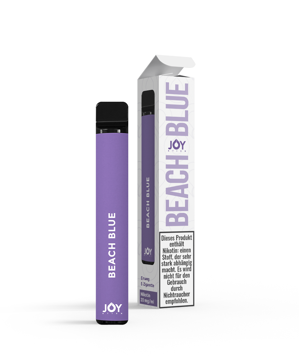 JOY Stick BEACH BLUE - Peach, Blueberry - Einweg E-Zigarette JOY Stick BEACH BLUE - Peach, Blueberry - Einweg E-Zigarette, E-Shisha
