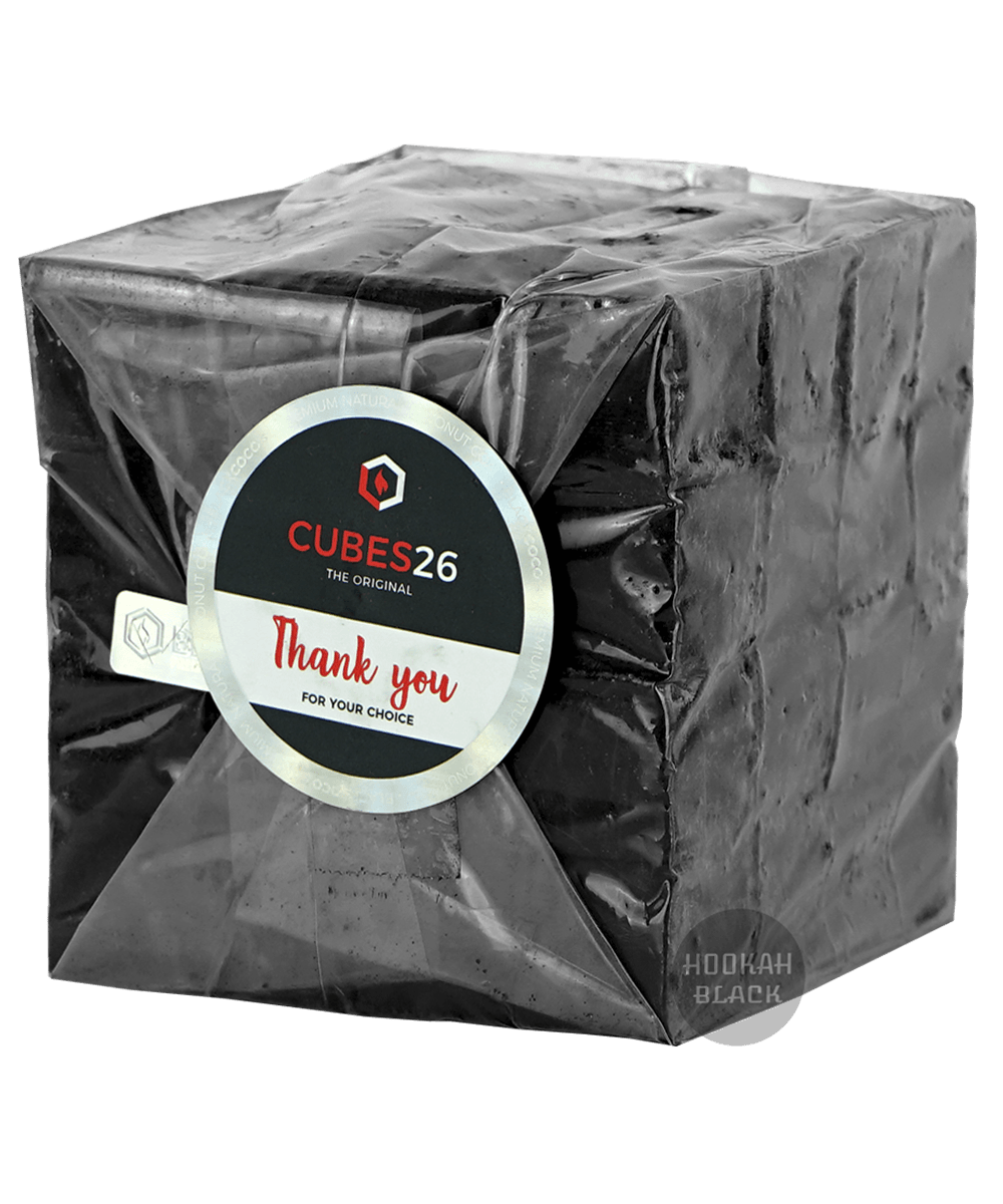 BLACKCOCO’s CUBES26 1kg Gastro Kohle 26mm BLACK COCO`s 1kg New Edtion Premium Kokosnuss, 26mm Naturkohle, Gastro - HOOKAH BLACK SHOP Kaufen