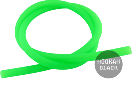 Caesar NEON Green / Grün Matt Shisha Silikonschlauch - 1.5M - HOOKAH BLACK SHOP Kaufen