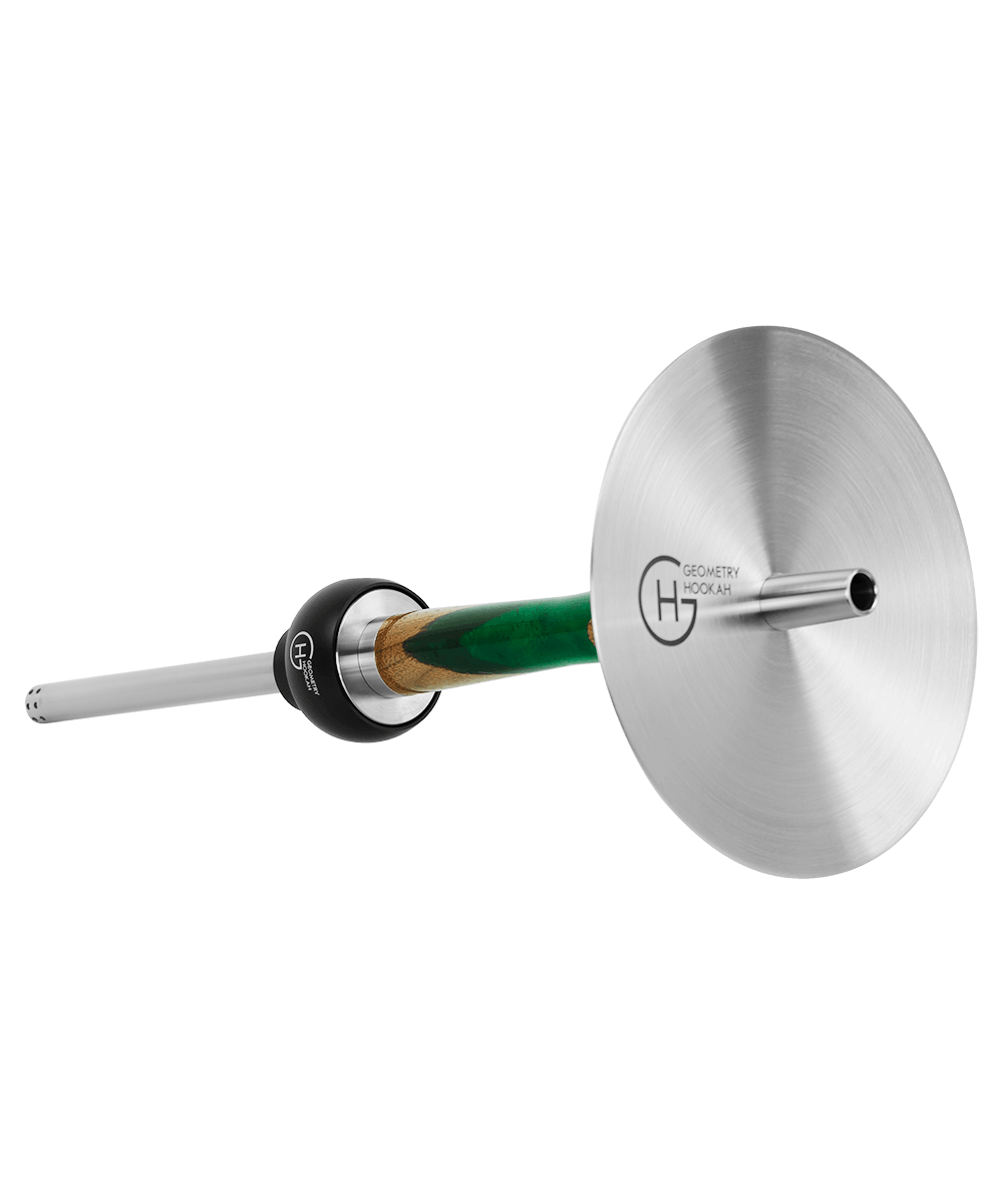 GEOMETRY Hookah Little Bro EPOX Green GEOMETRY Hookah Little Bro EPOX Green - HOOKAH BLACK SHOP Kaufen