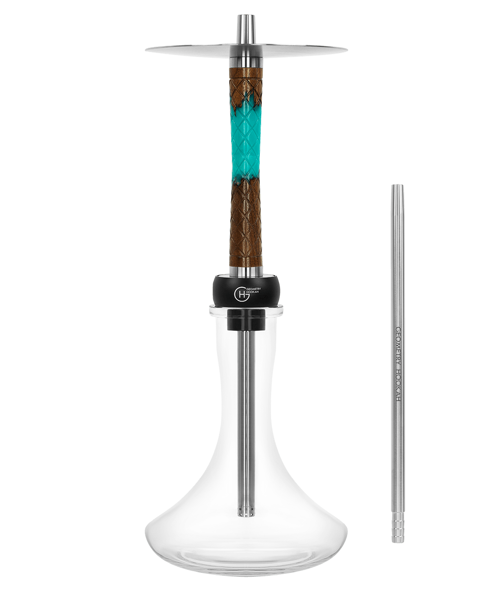 GEOMETRY Hookah Little Bro EPOX Turquoise GEOMETRY Hookah Little Bro EPOX Turquoise - HOOKAH BLACK SHOP Kaufen