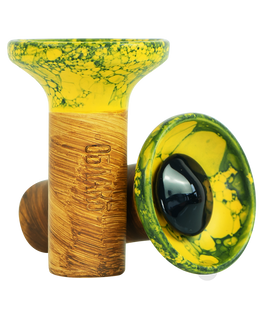 OBLAKO FLOW - Dark Blue on Marble Yellow/Green