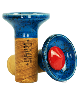 OBLAKO FLOW - Red on Marble Blue/Black