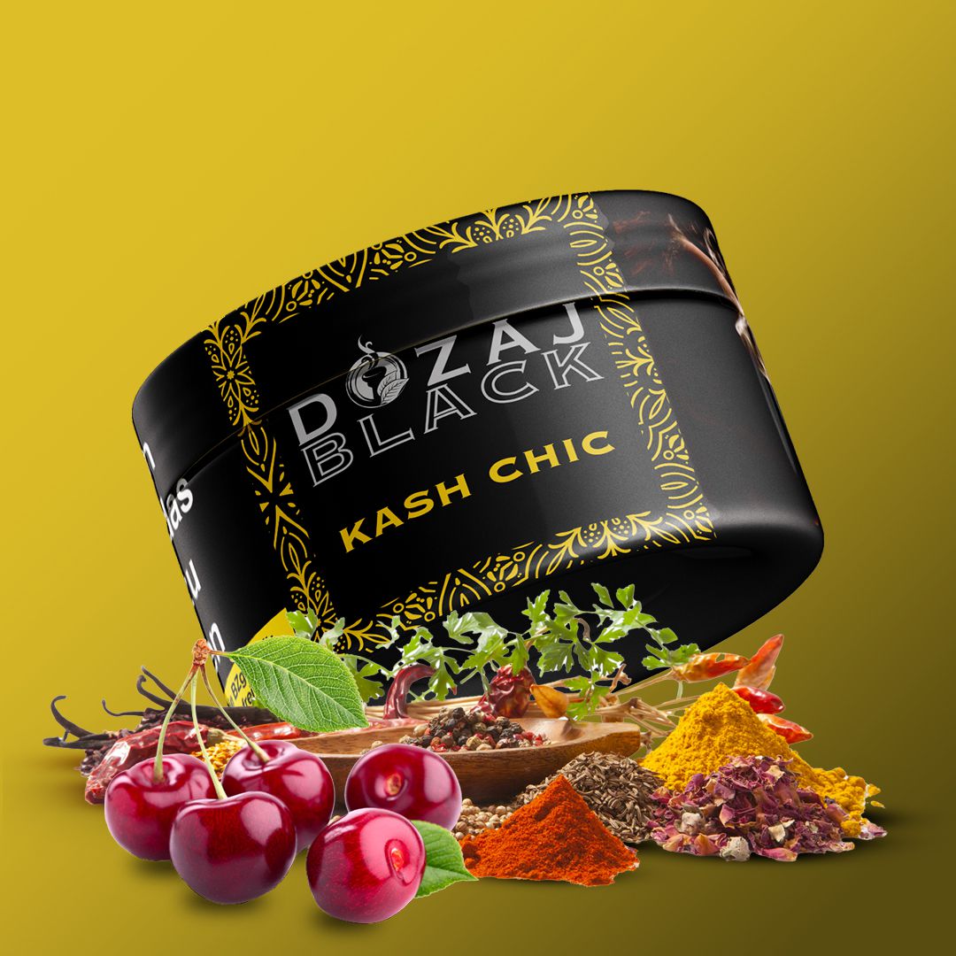 DOZAJ Black Tabak 25g - Kash Chic DOZAJ Black Tabak 25g - Kash Chic