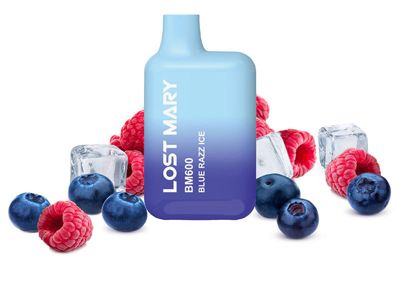 Lost Mary BM600 Blue Razz Ice - Einweg E-Zigarette ELF BAR Lost Mary 600 Blue Razz Ice - Einweg E-Zigarette