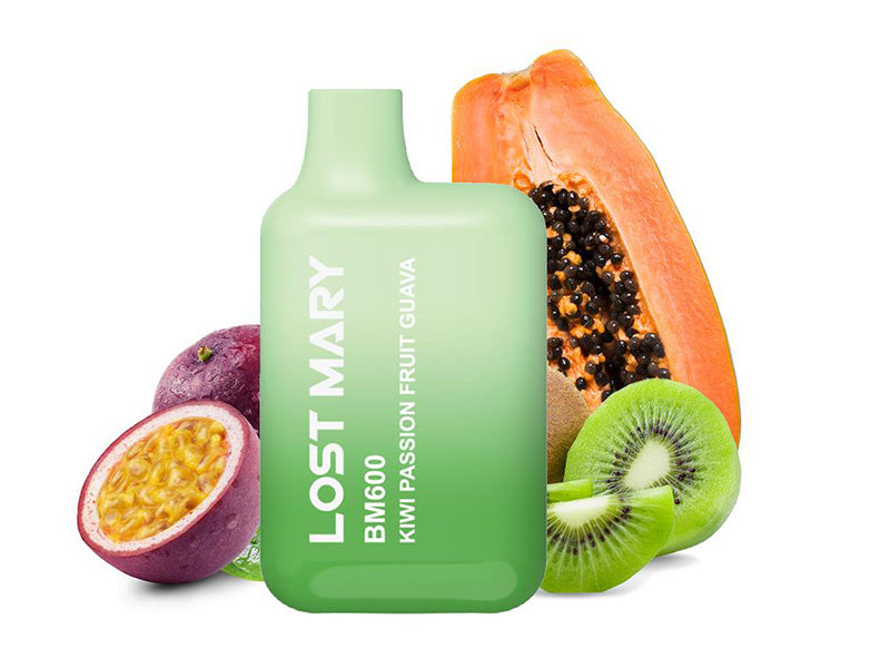 Lost Mary BM600 Kiwi Passion Fruit Guava - Einweg E-Zigarette Lost Mary BM600 Kiwi Passion Fruit Guava - Einweg E-Zigarette