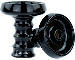 Embery JS Phunnel Tabakkopf - Schwarz / voll glasiert - HOOKAH BLACK SHOP Kaufen
