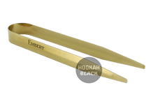 Embery Kohlezange Edelstahl 205mm - Titanium Beschichtung in Gold