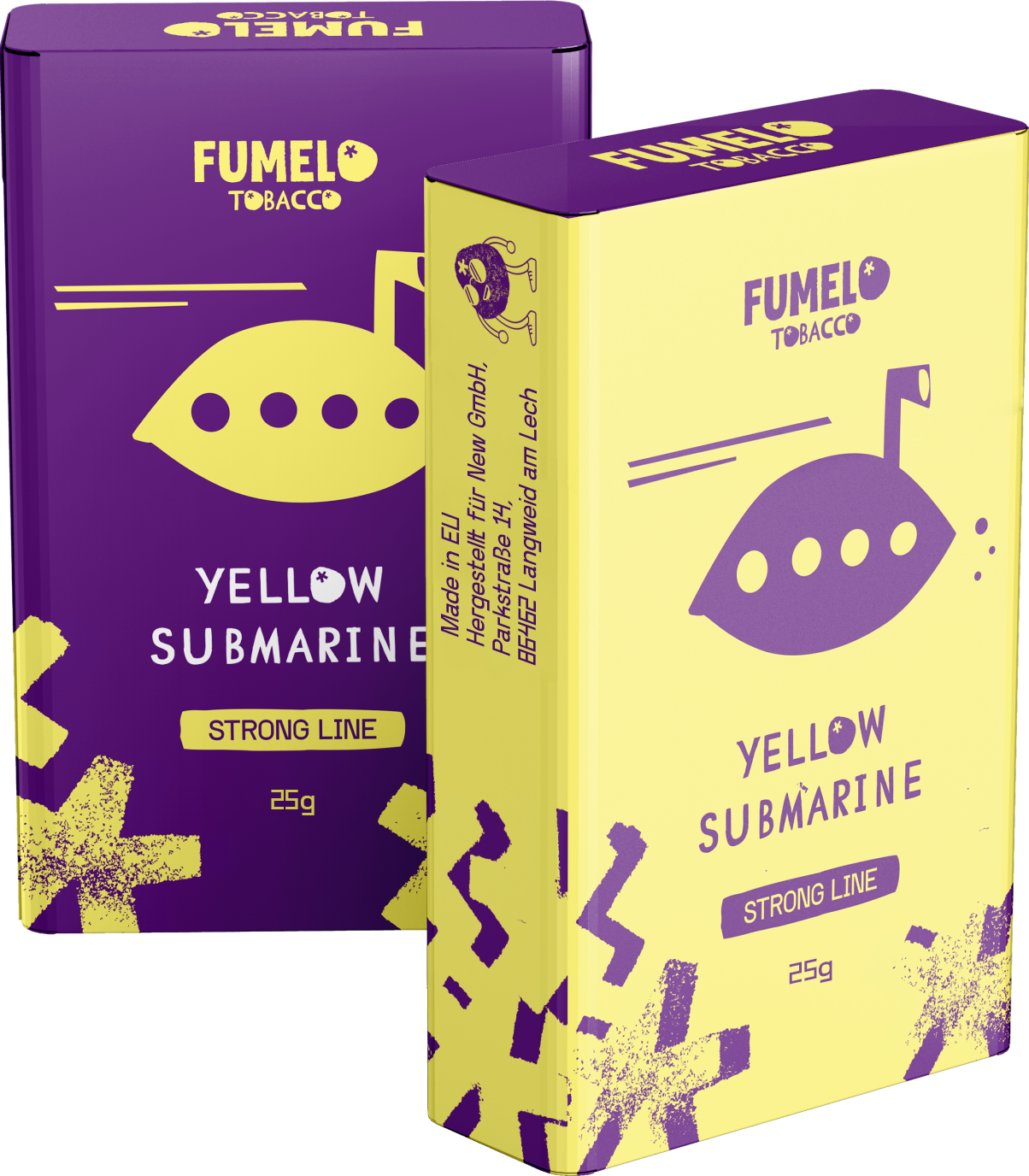 FUMELO Tabak Strong Line 25g - Yellow Submarine FUMELO Tabak Strong Line 25g - Yellow Submarine