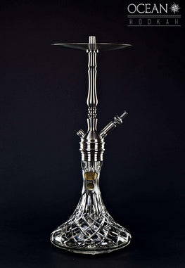 OCEAN Hookah FUSION CROSS 2S Shisha - HOOKAH BLACK