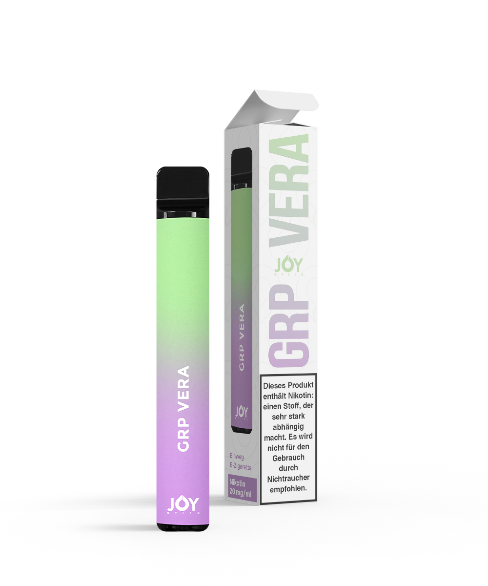 JOY Stick GRP VERA - Traube, Aloe Vera - Einweg E-Zigarette JOY Stick GRP VERA - Traube, Aloe Vera