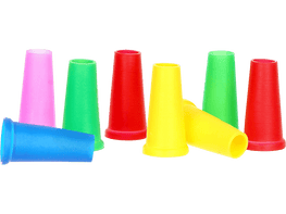 HB Hygiene-Mundstücke Farbige 100 Stück - 3 cm - HOOKAH BLACK