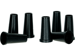 HB Hygiene-Mundstücke Schwarz 100 Stück - 3 cm - HOOKAH BLACK