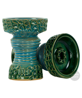 HOOKAH BLACK Bohemia Green Blue - Phunnel Tabakkopf
