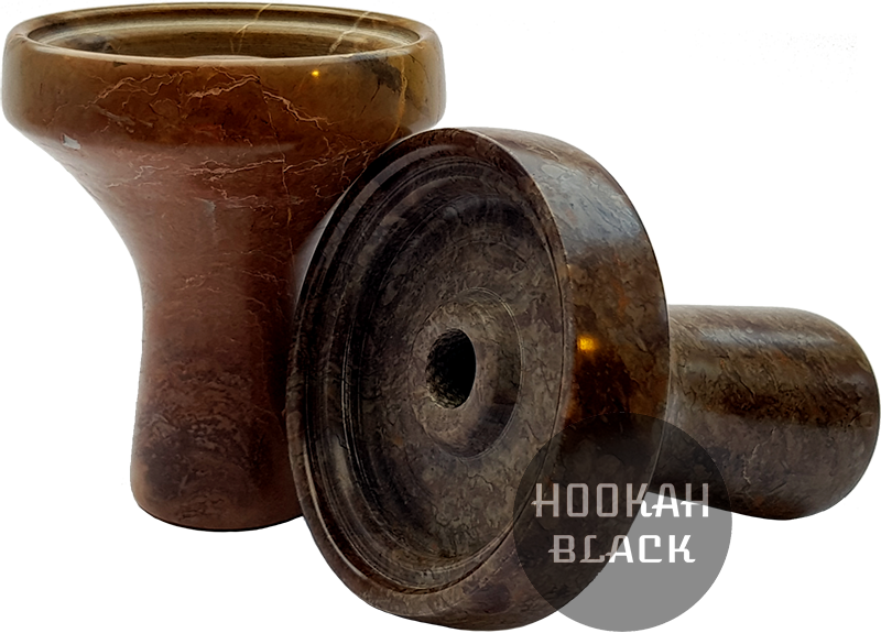 KAYA Steinkopf Tabakkopf - Braun Natural Colour - HOOKAH BLACK