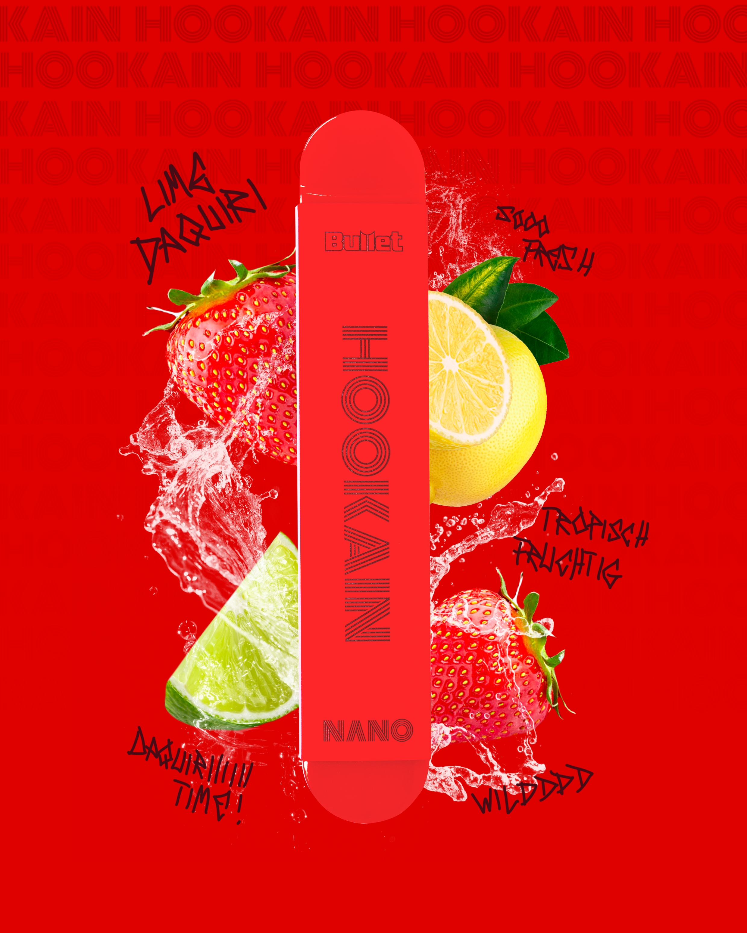 HOOKAIN - Nano X - Lime Daiquiri - Einweg E-Zigarette HOOKAIN - Nano X - Lime Daiquiri