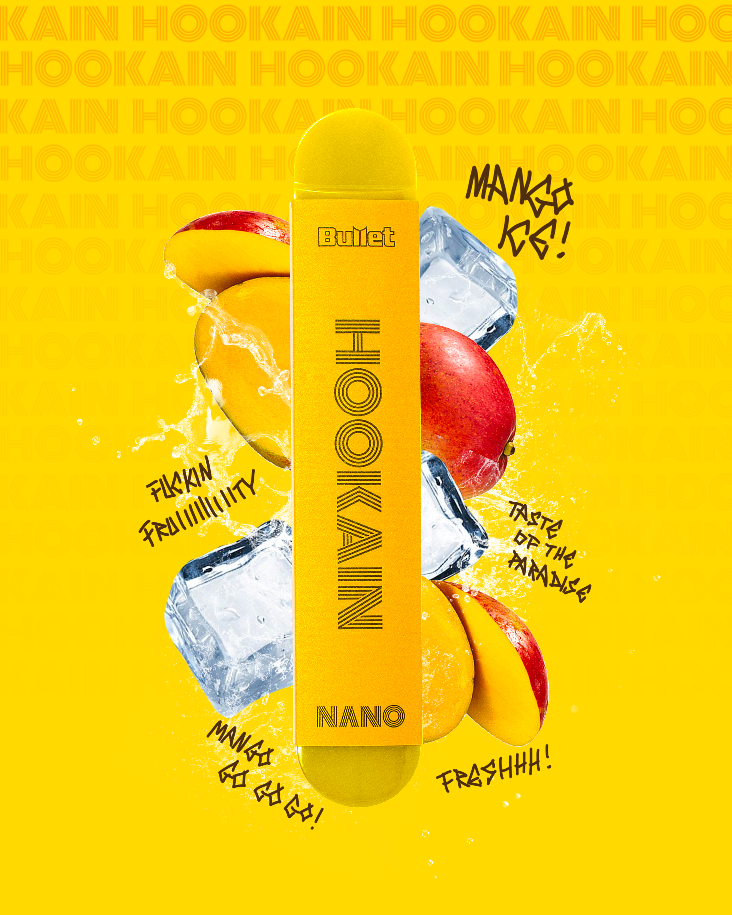 HOOKAIN - Nano X - Mango Ice - Einweg E-Zigarette HOOKAIN - Nano X - Mango Ice