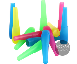 Mata Leon Hygiene-Mundstücke 100 Stück - 5,5 cm - HOOKAH BLACK