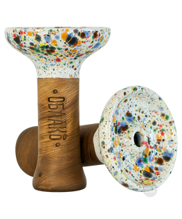 OBLAKO Phunnel M Tabakkopf - Weiß Flower Power