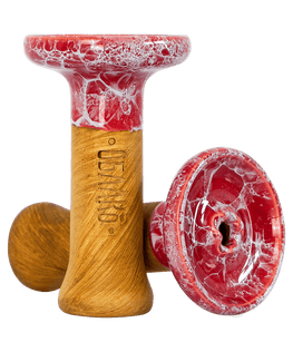 OBLAKO Phunnel S Glazed Tabakkopf - Marble Red - HOOKAH BLACK SHOP Kaufen