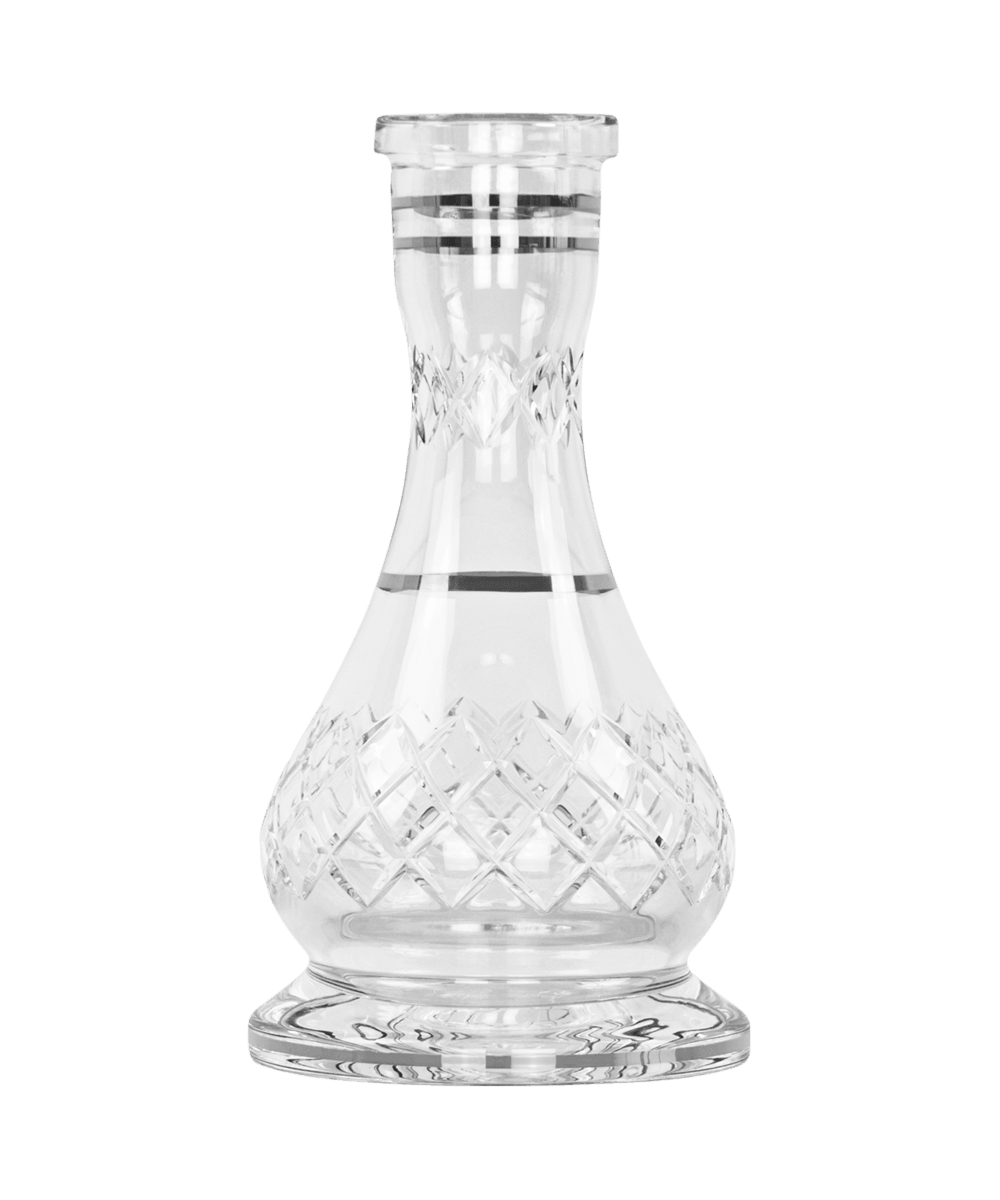 OCEAN Hookah Drop Cross Cut Tradi Platinum Steck-Bowl OCEAN Hookah Drop Cross Cut Tradi Silver Steck-Bowl - HOOKAH BLACK SHOP Kaufen
