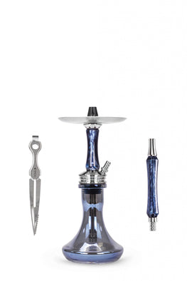 OCEAN Hookah Kaif S Small Blue Chrome