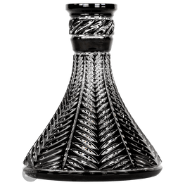 OCEAN Hookah Tradi Bowl Cone Leaf Cut – Black - HOOKAH BLACK SHOP Kaufen