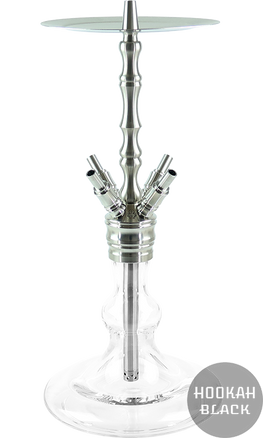 Octopuz Hookah Nautiluz 4S Shisha  - Clear - HOOKAH BLACK