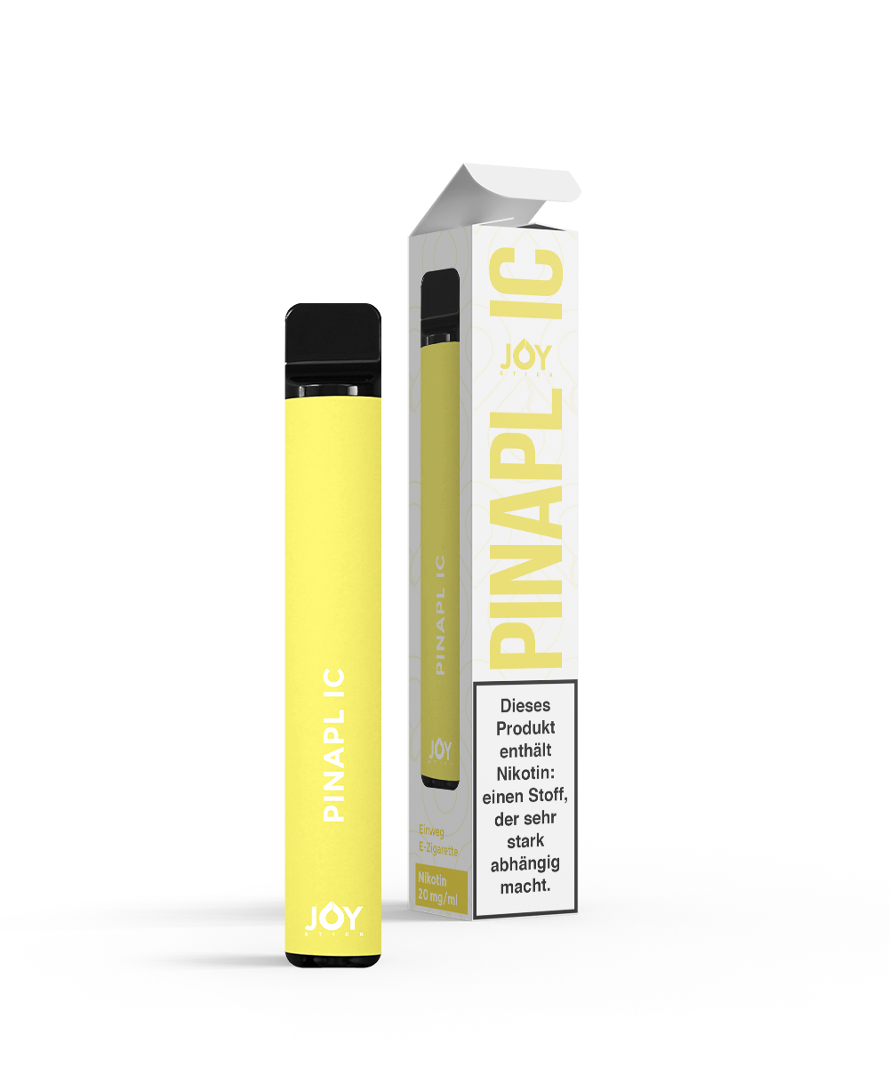 JOY Stick PINAPL IC - Ananas, Ice - Einweg E-Zigarette JOY Stick PINAPL IC - Ananas, Ice - Einweg E-Zigarette