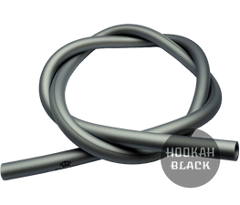 Caesar Shisha Silikonschlauch - 1.5M Matt Silver - HOOKAH BLACK SHOP Kaufen